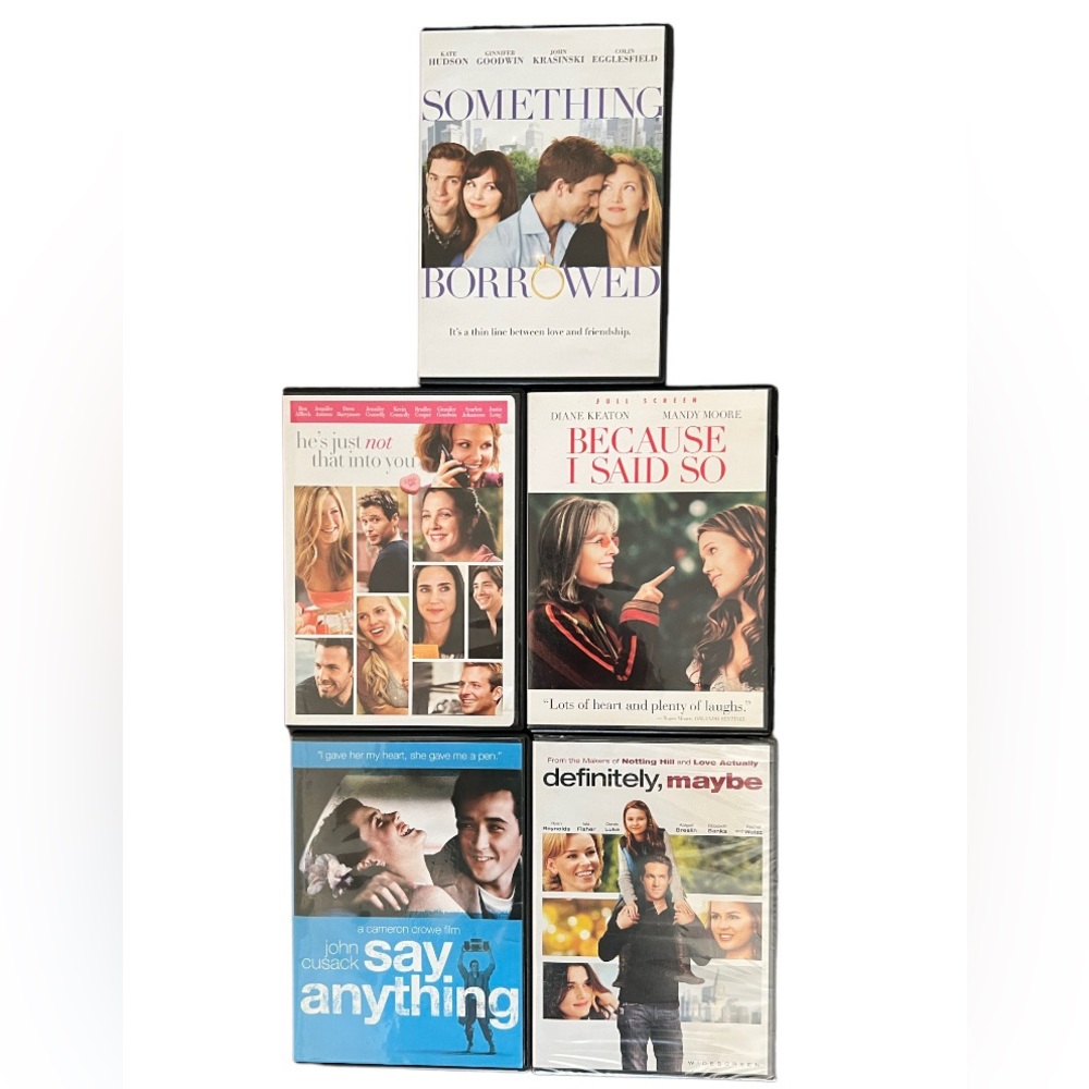 LOT OF 5 “ROM COMS” PREOWNED IN GREAT CONDITION